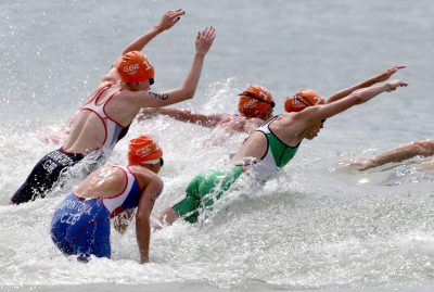 2016 - TRIATHLON - JO 2016 Rio 2016 Olympic Games Day 15, Rio de Janeiro, Brazil 20/8/2016 Women's Triathlon Ireland's Aileen Reid at the start of the race Mandatory Credit ©INPHO/Morgan Treacy