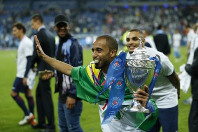 FOOT - COUPE DE FRANCE - 2016 lucas moura kurzawa (layvin)