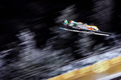 COMBINE NORDIQUE - COUPE DU MONDE - 2016 24.11.2016, Nordic Arena, Ruka, FIN, FIS Weltcup Ski Sprung, Nordic Opening, Kuusamo, Herren, Qualifikation, im Bild Domen Prevc (SLO) // Domen Prevc of Slovenia during Qualification for the Mens FIS Skijumping World Cup of the Nordic Opening at the Nordic Arena in Ruka, Finland on 2016/11/24. EXPA Pictures © 2016, PhotoCredit: EXPA/ JFK *** Local Caption ***