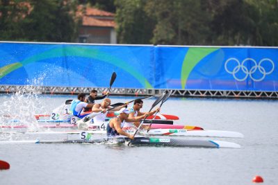 CANOE KAYAK - JO 2016 - 2016 heath (liam) - (gbr) - rauhe (ronald) - (ger) - beaumont (maxime) - (fra) - *** Local Caption ***