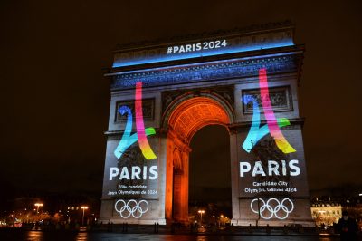 OMNISPORTS - CANDIDATURE PARIS JO 2024 - 2016 logo de la candidature officielle de Paris pour les Jeux Olympiques 2024