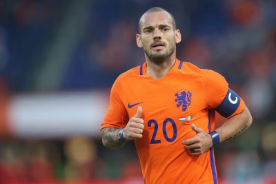FOOT - MATCH AMICAL - 2017 Wesley Sneijder of Hollandduring the friendly match between The Netherlands and Ivory Coast at the Kuip on June 4, 2017 in Rotterdam, The Netherlands