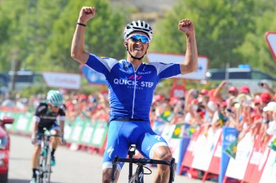 CYCLISME - TOUR D'ESPAGNE - 2017 26 August 2017 72nd Vuelta a Espana Stage 08 : Hellin - Xorret de Cati 1st : ALAPHILIPPE Julian (FRA) Quickstep Floors Photo : Yuzuru SUNADA