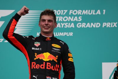 AUTOMOBILE - CHPT DU MONDE - 2017 1st place Max Verstappen (NLD) Red Bull Racing RB13. 01.10.2017. Formula 1 World Championship, Rd 15, Malaysian Grand Prix, Sepang, Malaysia, Sunday.  Batchelor / XPB Images *** Local Caption ***