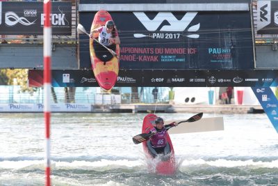 CANOE KAYAK - CHPTS DU MONDE - 2017 jeudi 28 septembre 2017 chpt monde de canoe kayak stade d'eau vives (pau) slalom extreme entrainement slalom extreme